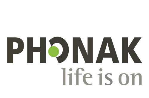 Phonak advanced hearing solutions brand logo.