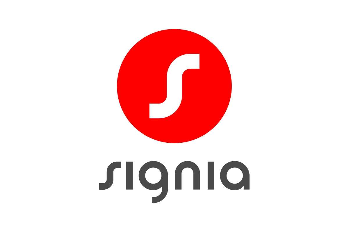 Signia hearing solutions brand logo